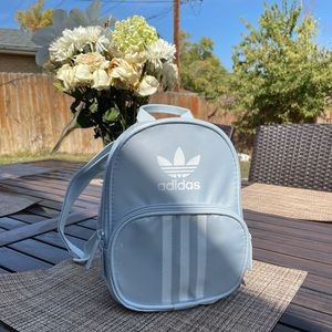 Baby Blue Adidas Mini Backpack